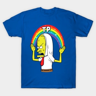 Funny 90's Rainbow Cartoon Characters Mashup Funny TP Meme T-Shirt